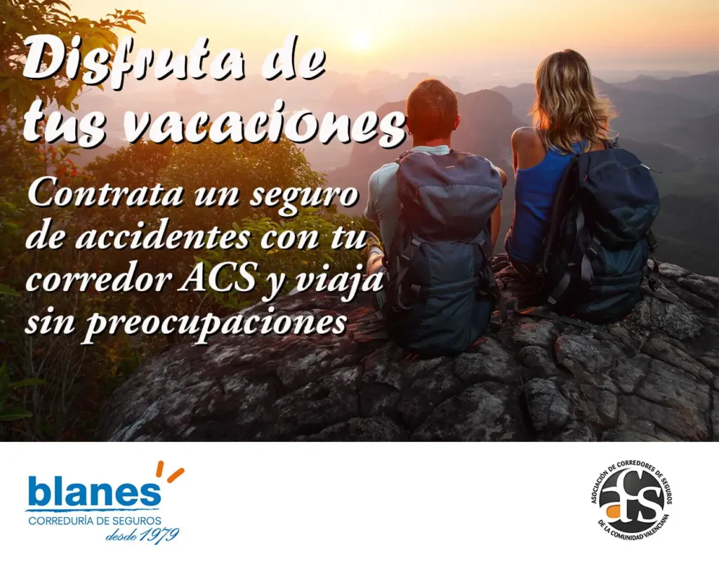 Disfruta de tus vacaciones con un seguro de accidentes de Blanes Seguros